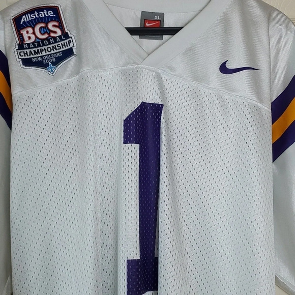 Nike LSU Allstate BCS National Championship 2008 Jersey Men's Size XL VTG - Picture 4 of 10